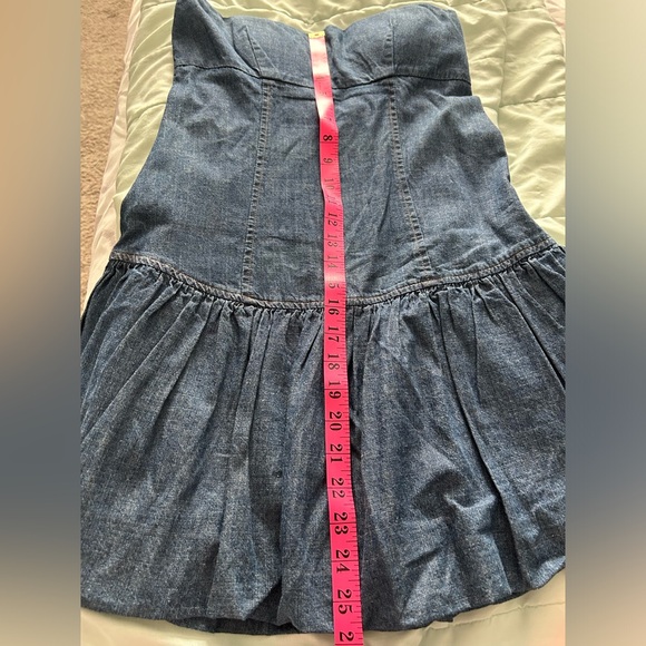Strapless Denim🤠Dress (Size Medium) - Picture 7 of 10